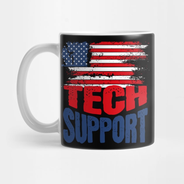 tech support 47th us american flag by ArtistTee ⭐⭐⭐⭐⭐